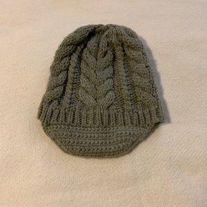 Gray beanie